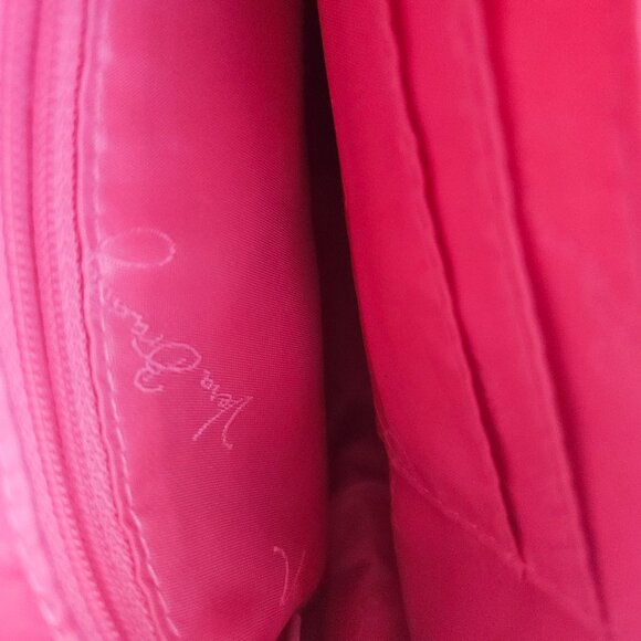 Vera Bradley Confetti Stripe Pebbled PVC Crossbody Handbag - Picture 13 of 13